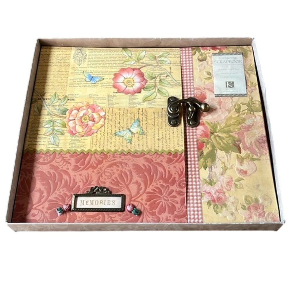 Not used K&Company Bound Scrapbook top load photo album 12-in x 12-in 20 pages